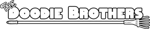 The Doodie Brothers logo with stylized text and a scooper graphic