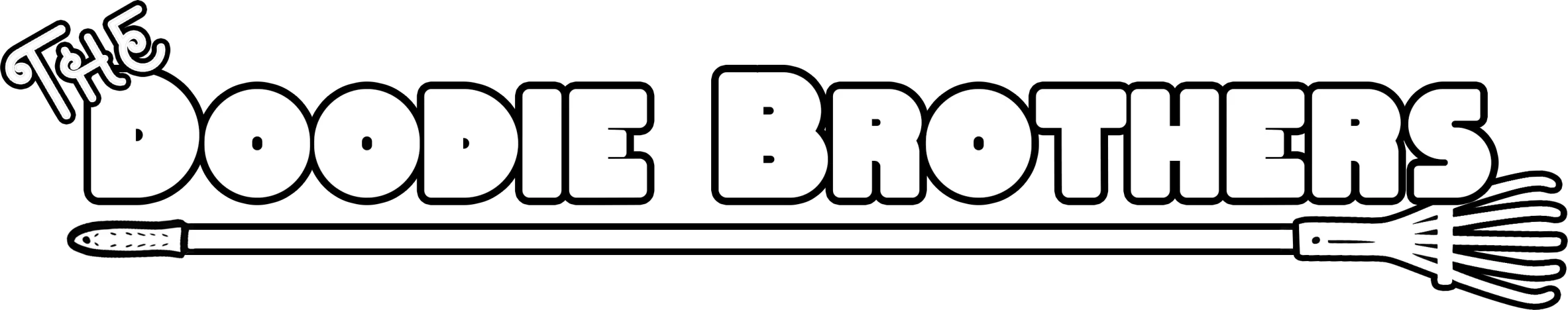 The Doodie Brothers logo with stylized text and a scooper graphic